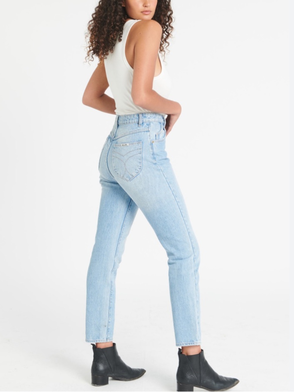 ROLLA’S High Rise Slim Duster Jeans